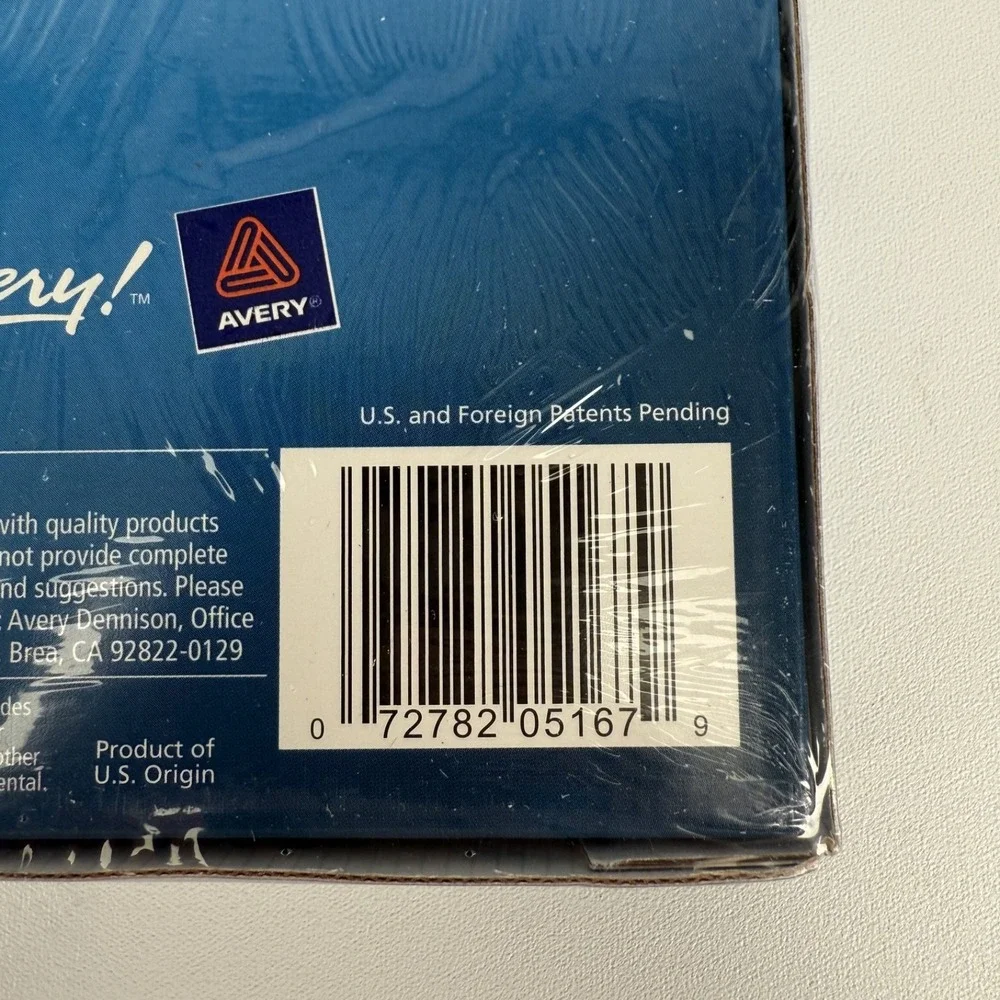 Avery Easy Peel White Address Labels Laser‎ Printers 5167 8000 1/2